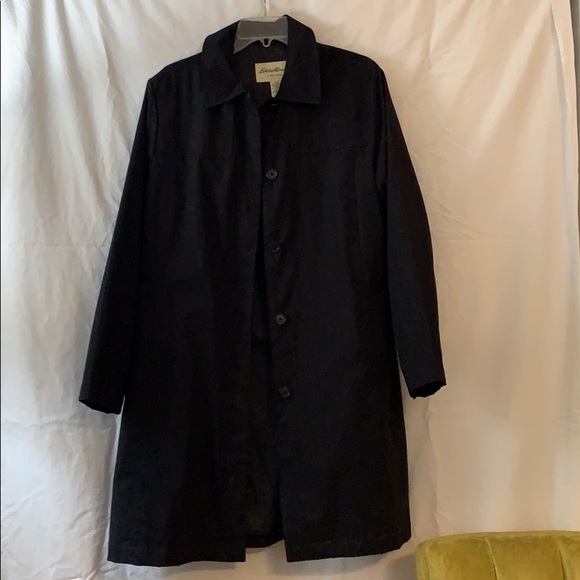 Eddie Bauer Jackets & Blazers - Eddie Bauer Black Trench Coat